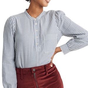 Madewell XS Railroad Stripe Button Down